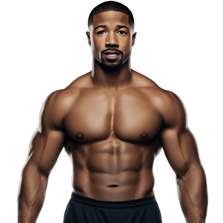 Micheal b Jordan muscular  emoji