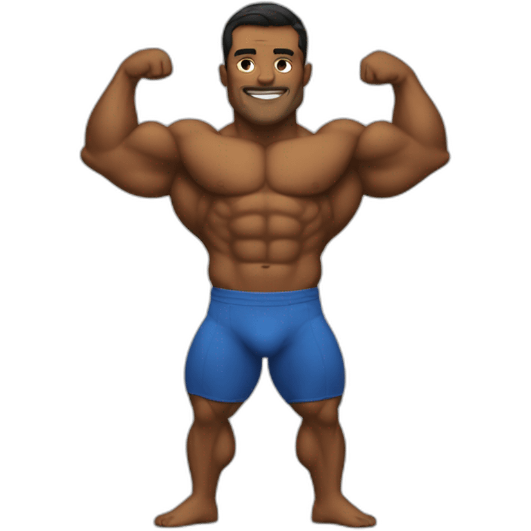 body builder emoji