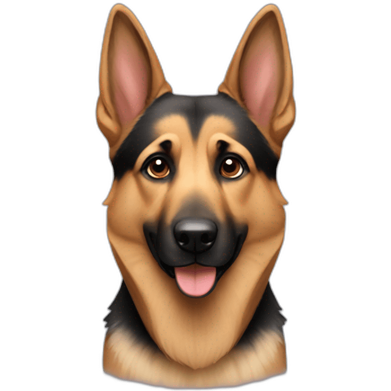 German sheppard  emoji