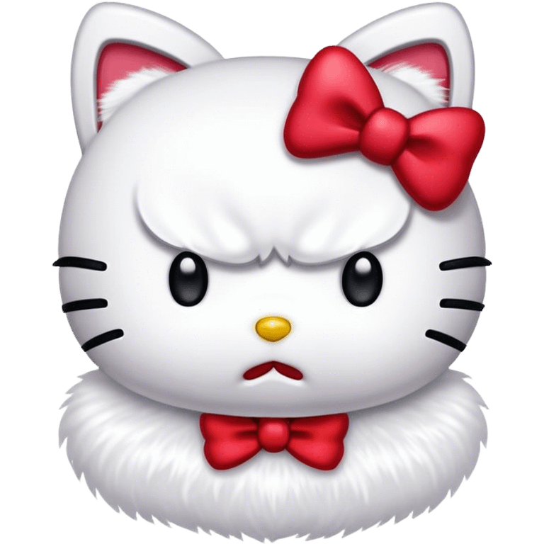 angry hello kitty  emoji