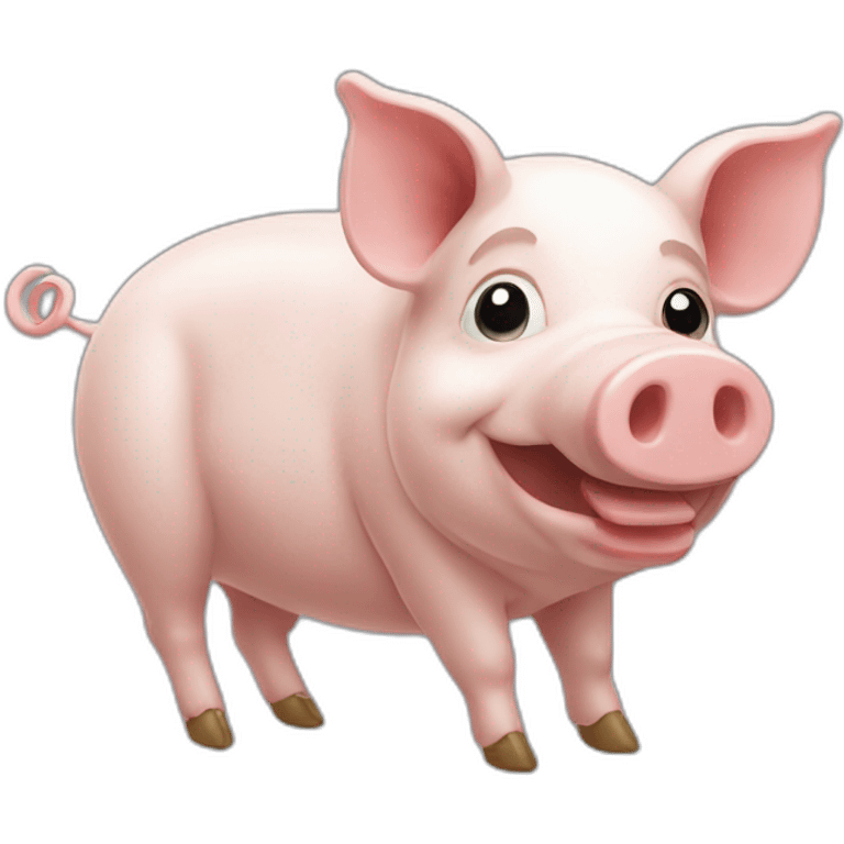 Cochon qui pète emoji