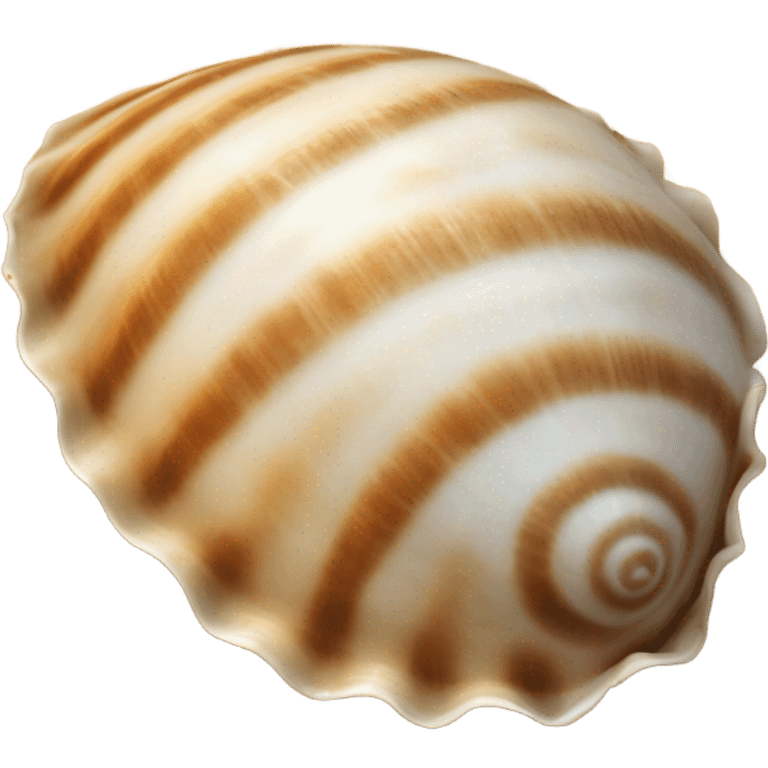 Beach shell  emoji