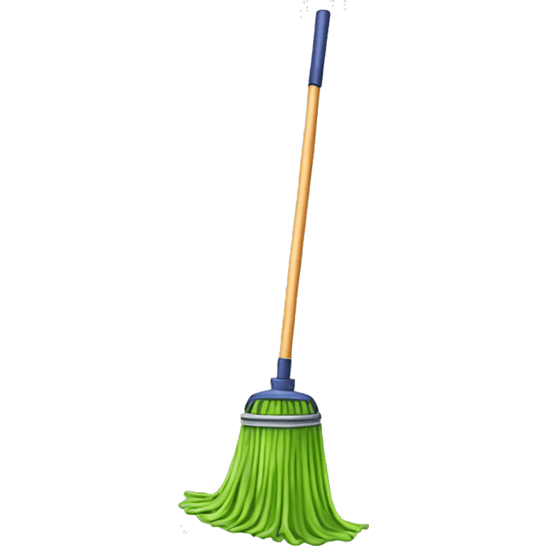 Isolated realistic house mop emoji