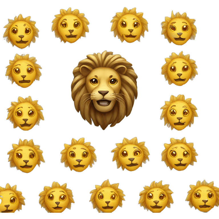 Iranian lion and sun emoji  emoji