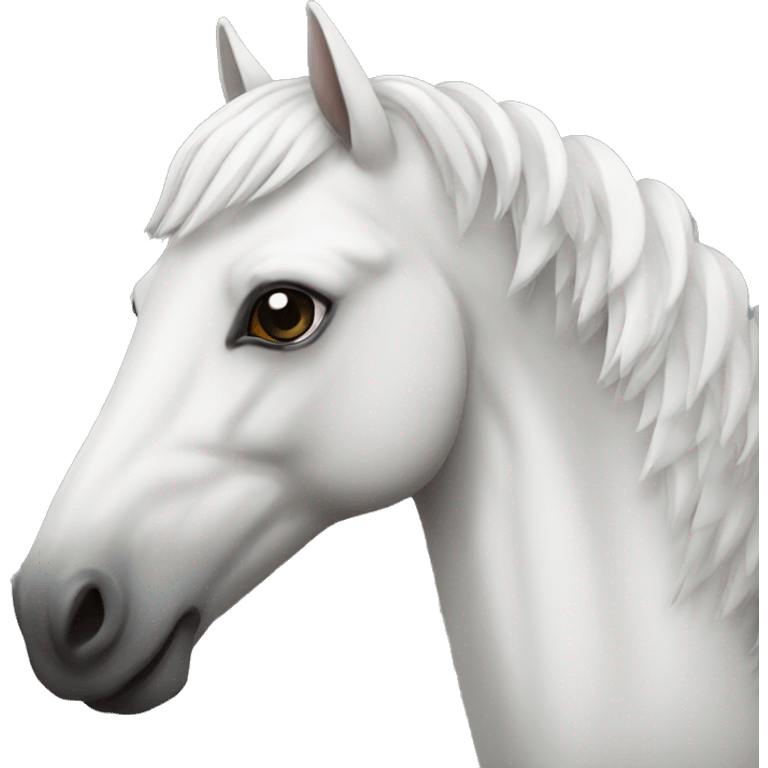 Pegaso blanco emoji