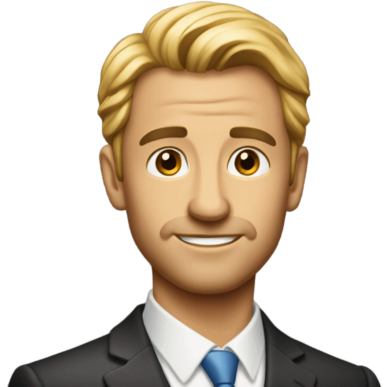 Handsome rich man  emoji