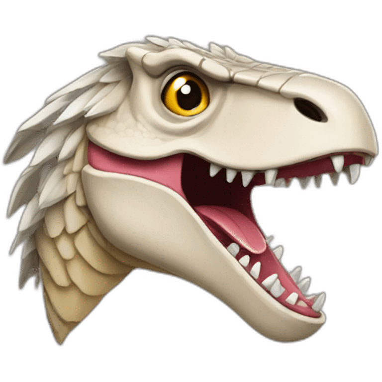 laughing raptor head emoji