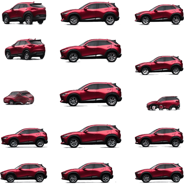 Car mazda cx30 emoji