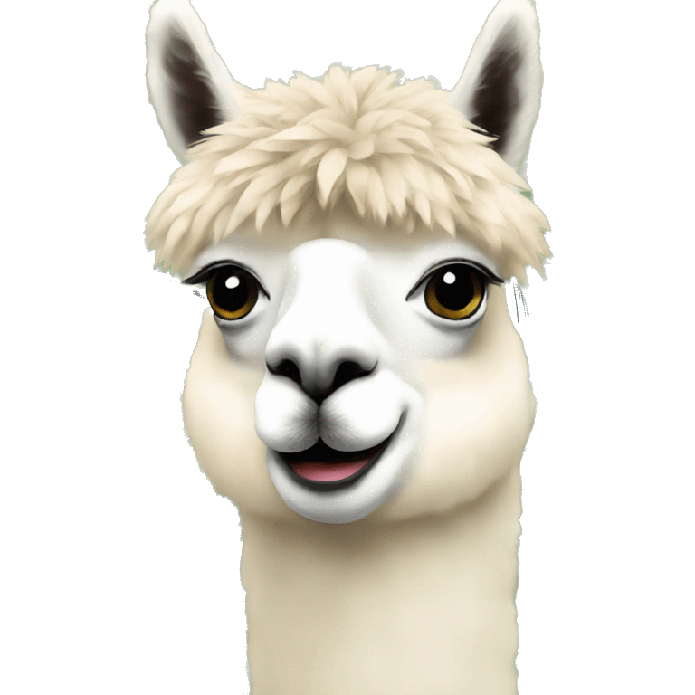 alpaca and money emoji