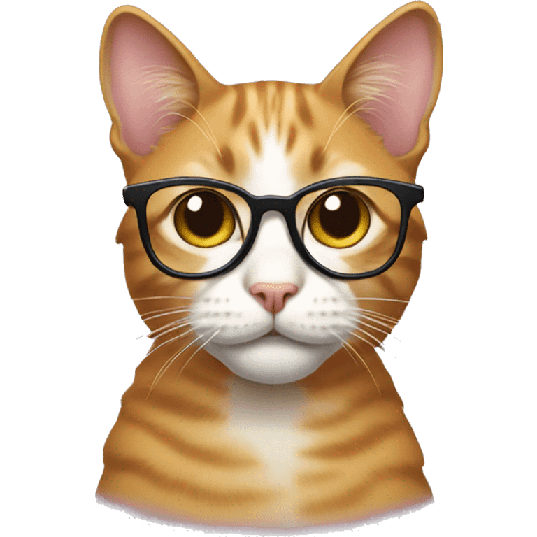 cat with glassess emoji