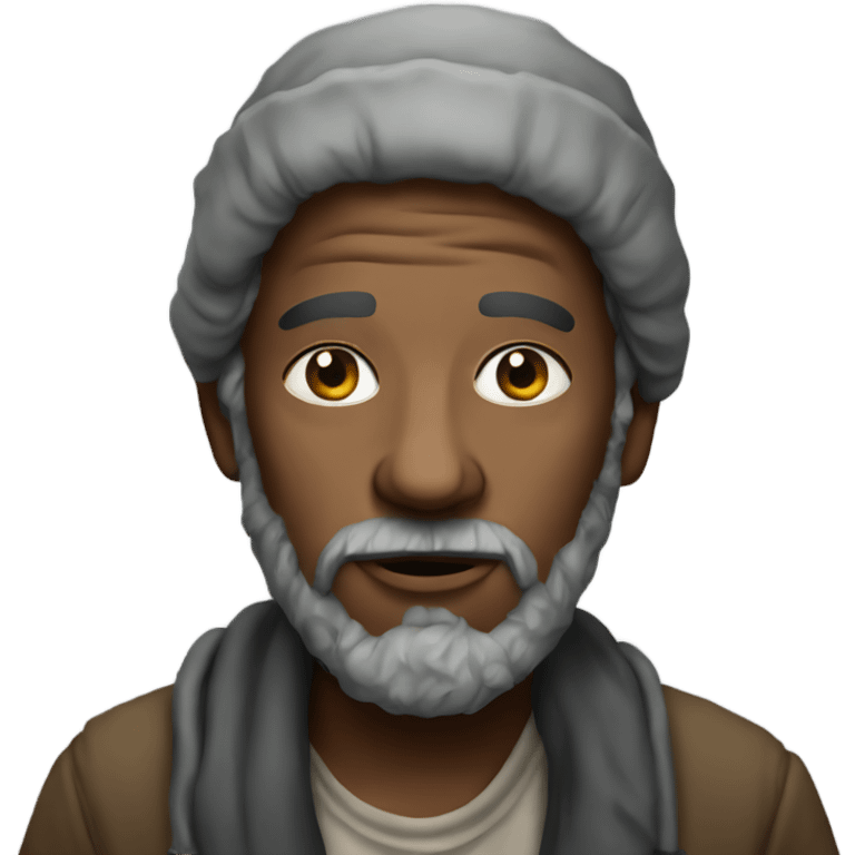  A homeless dude emoji