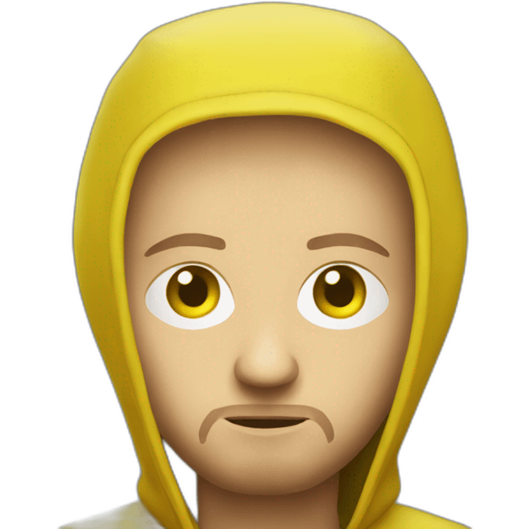 Older Jesse Pinkman sad yellow hood emoji