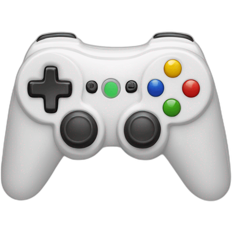 game controller white emoji