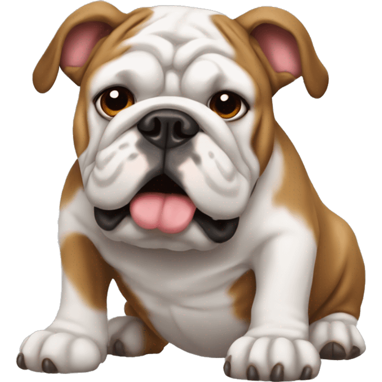 Bulldog inglés error  emoji