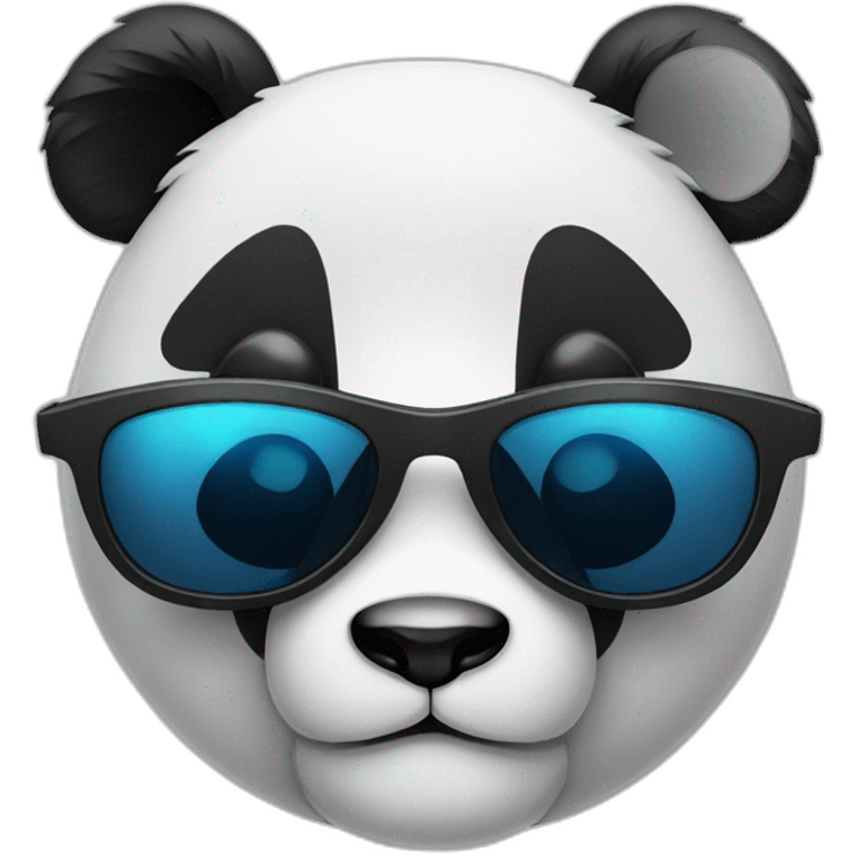 Panda with sunglasses emoji