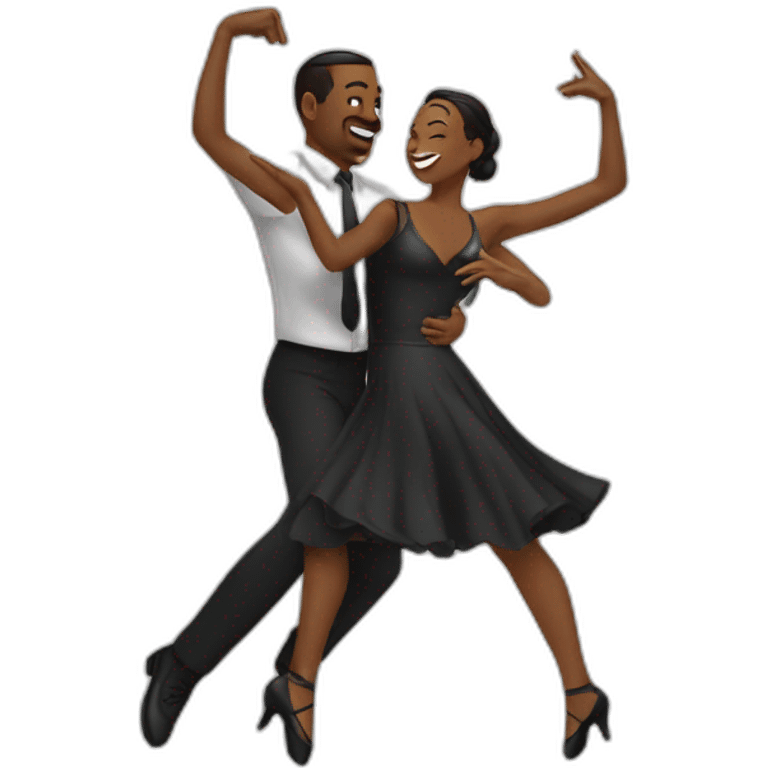 Swing dancers emoji