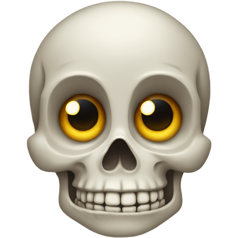 Skull with big eyes  emoji