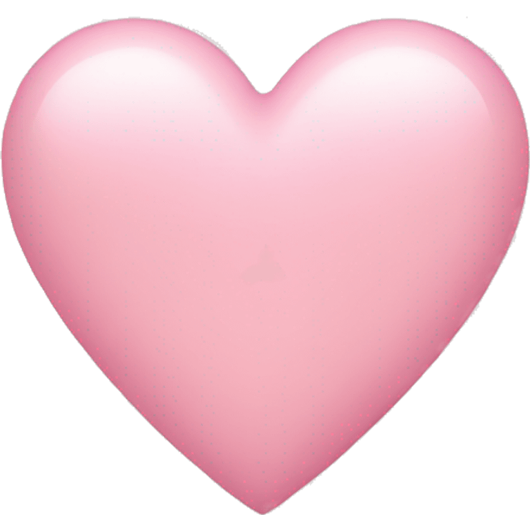 light pink heart  emoji