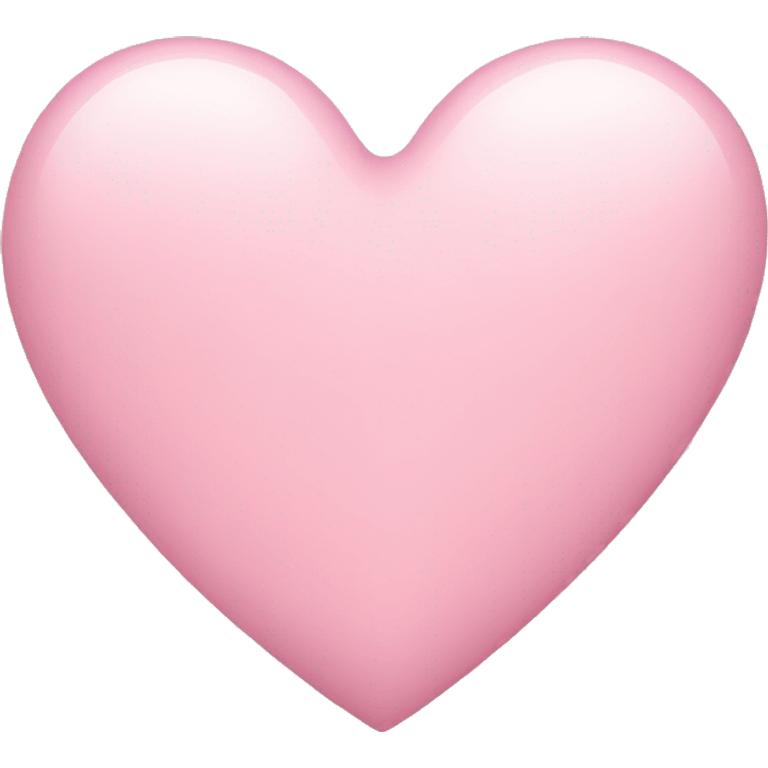 light pink heart  emoji