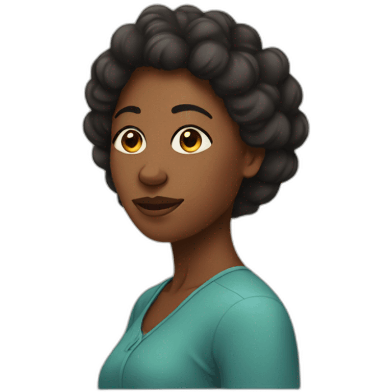 black maternal women emoji