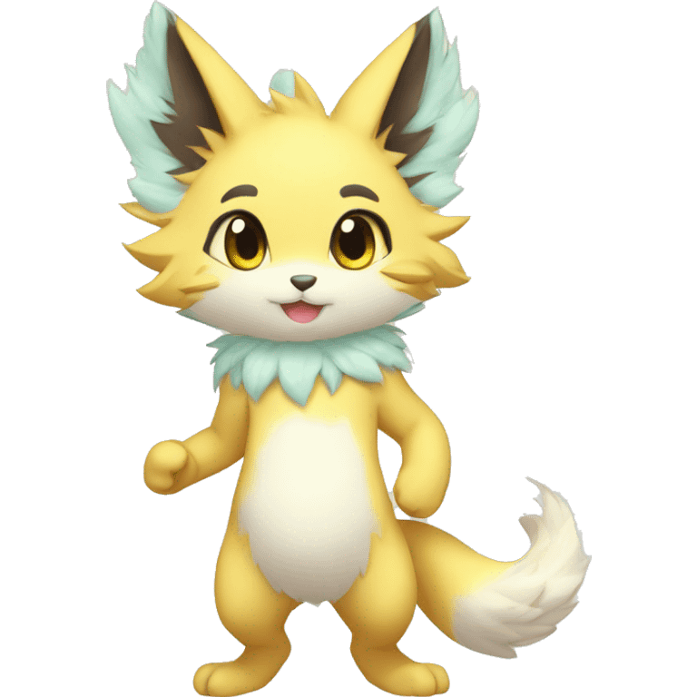 Anthro-Pastel-Fur-Sona-Chibi-Shiny-Fakémon full body emoji