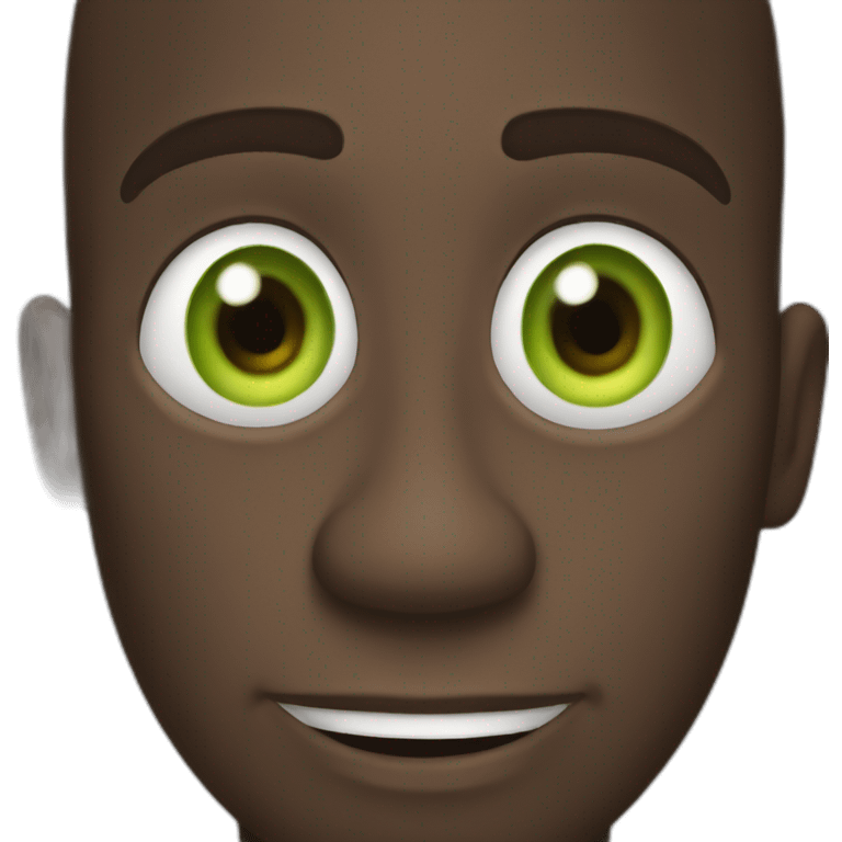 Dark skin mike wazowski emoji