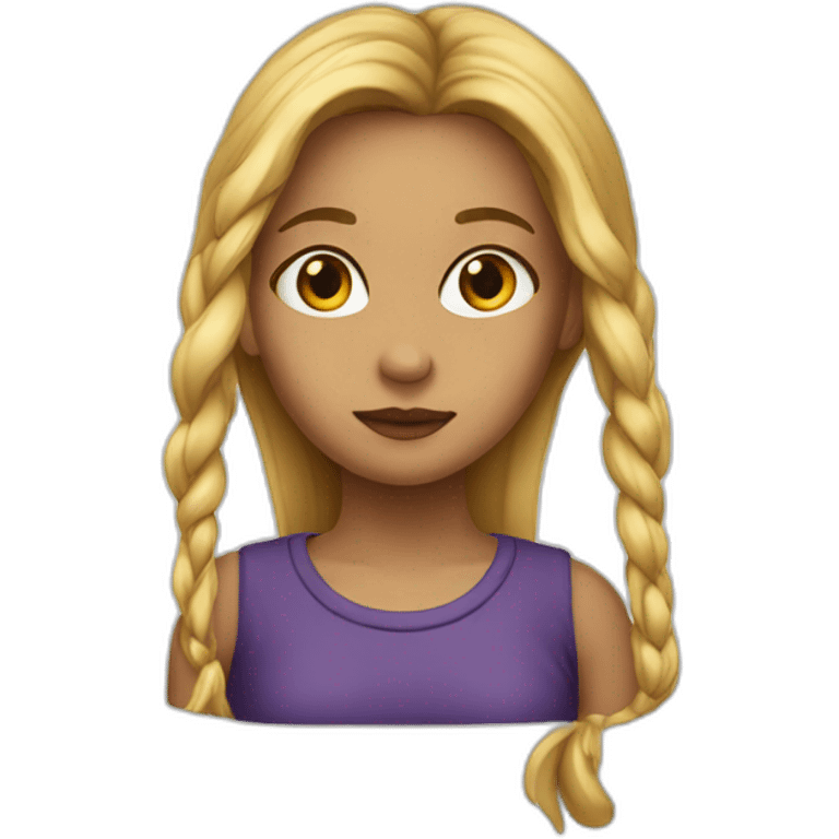 a girl her now broke emoji