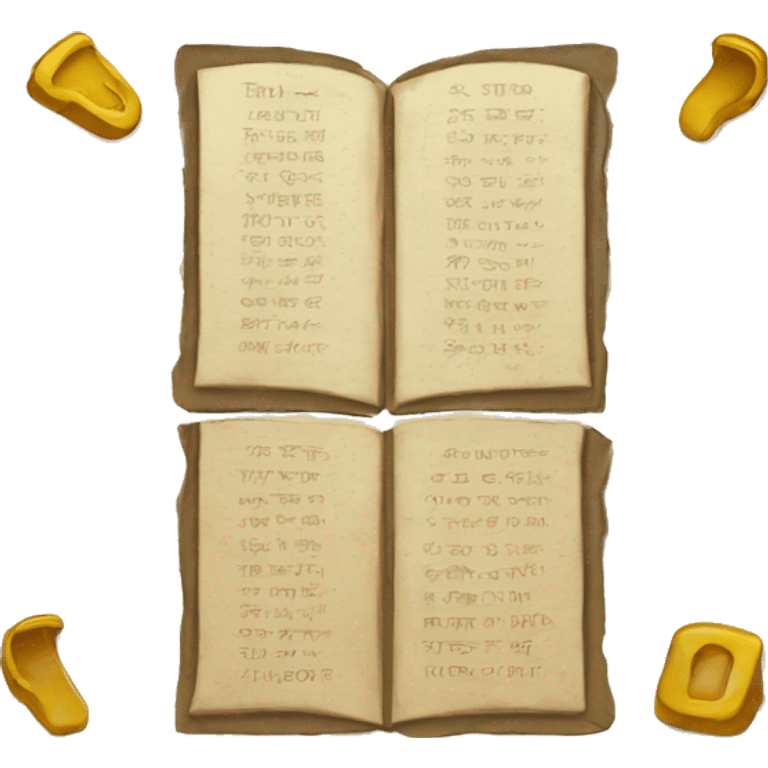 ten commandments emoji