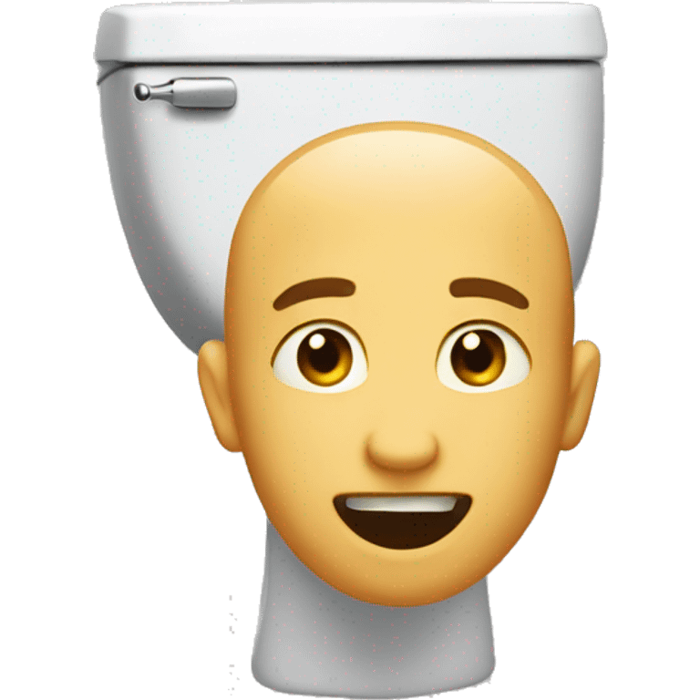 man popping out of toilet emoji