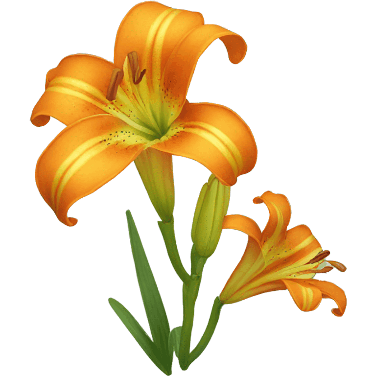 orange natal lily emoji