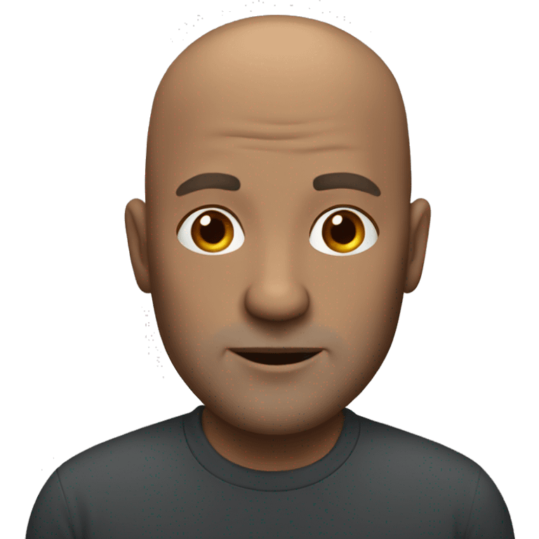  bald and white middle aged man  emoji