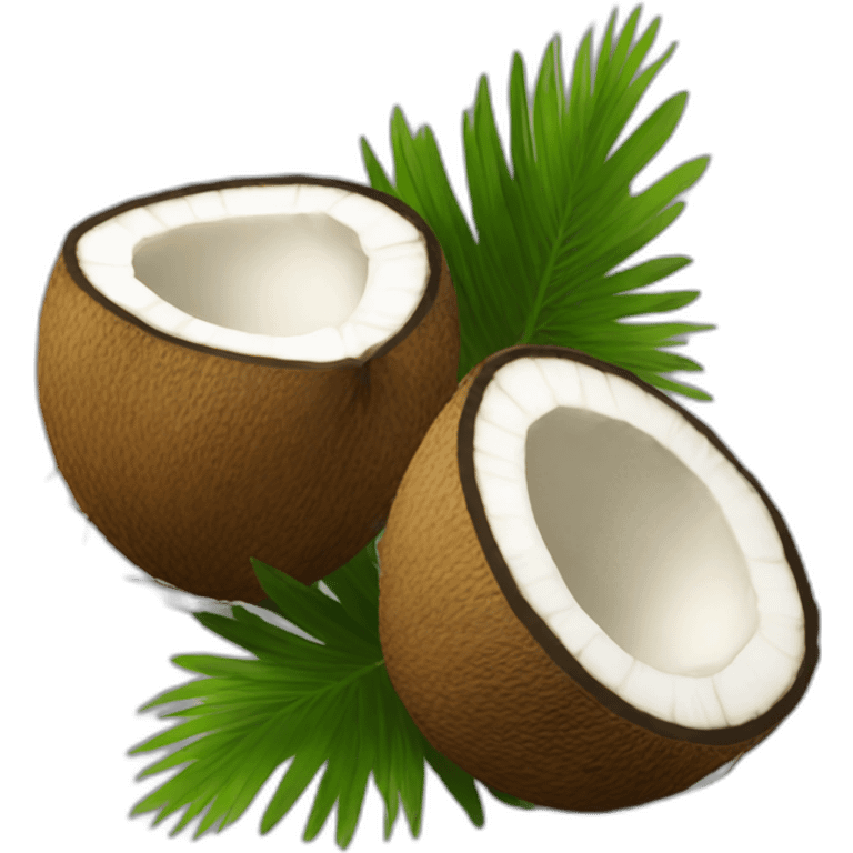 2 coconuts emoji