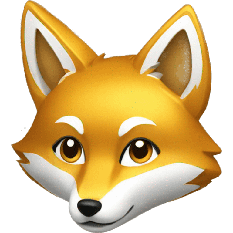 gold fox emoji