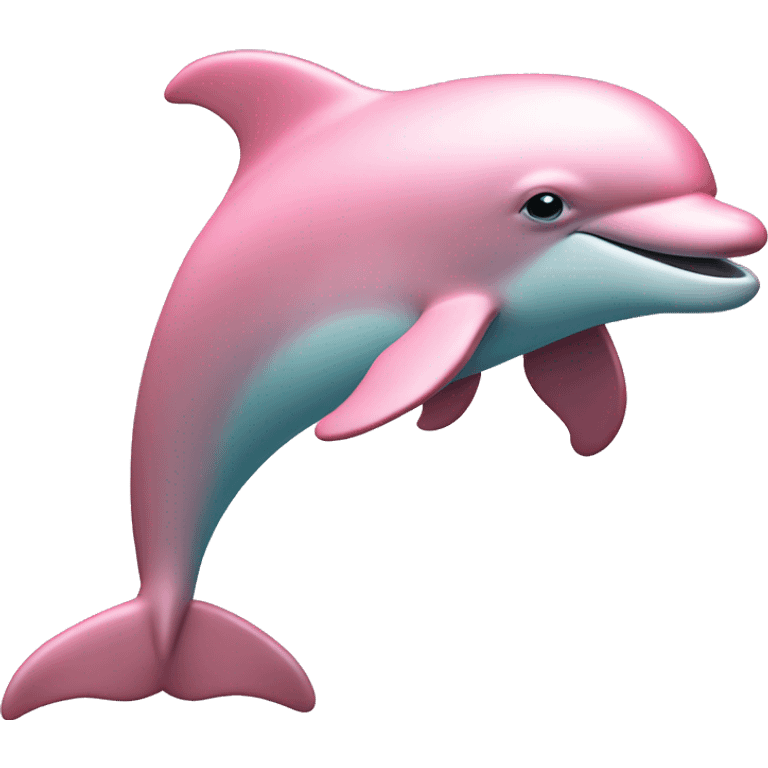 Pastel-pink-colors-dolphin emoji