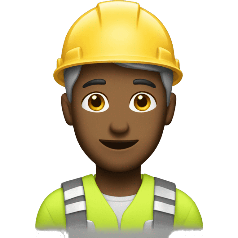 A male construction Fairy emoji