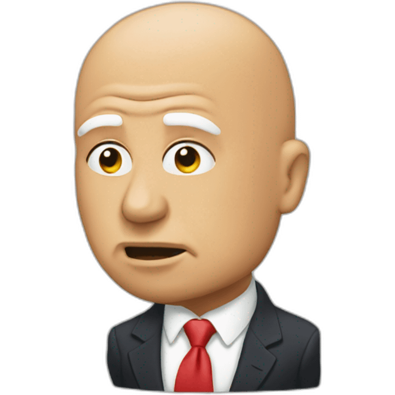 Bald and bankrupt trump emoji