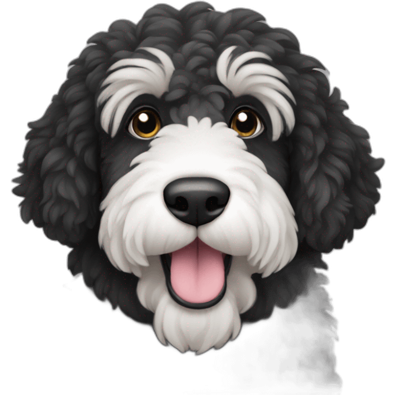 black-sheepadoodle-dog emoji