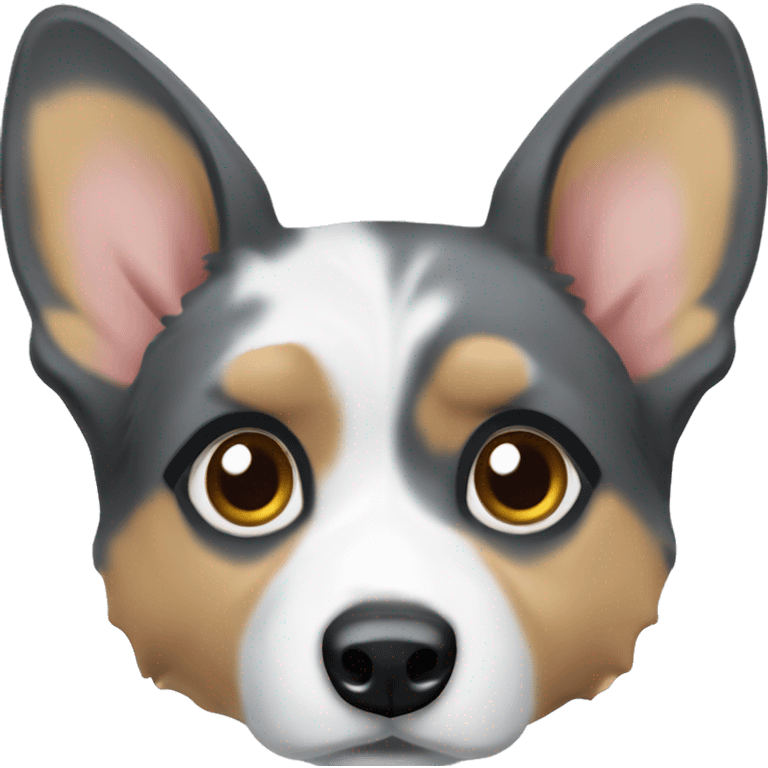 Blue Merle welsh corgi emoji