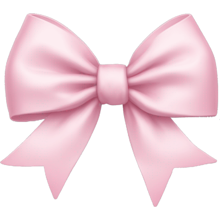 Light pink bow emoji