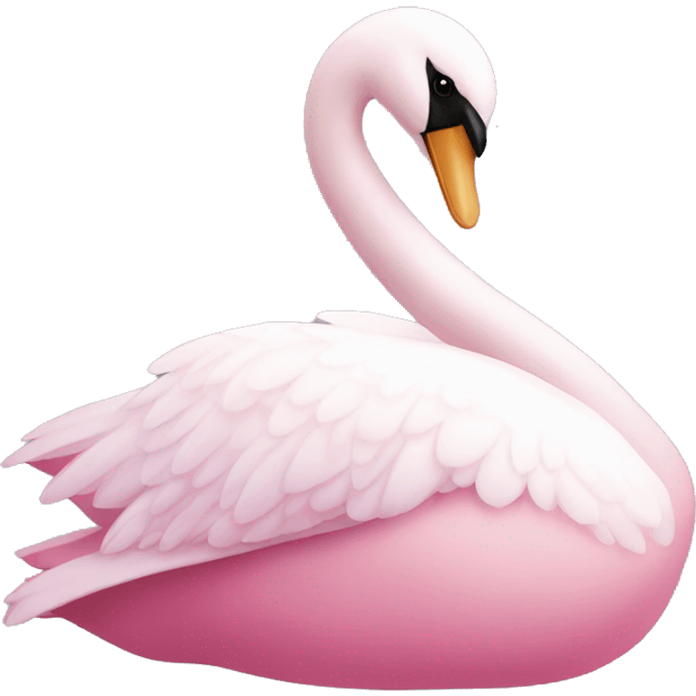 pink swan emoji