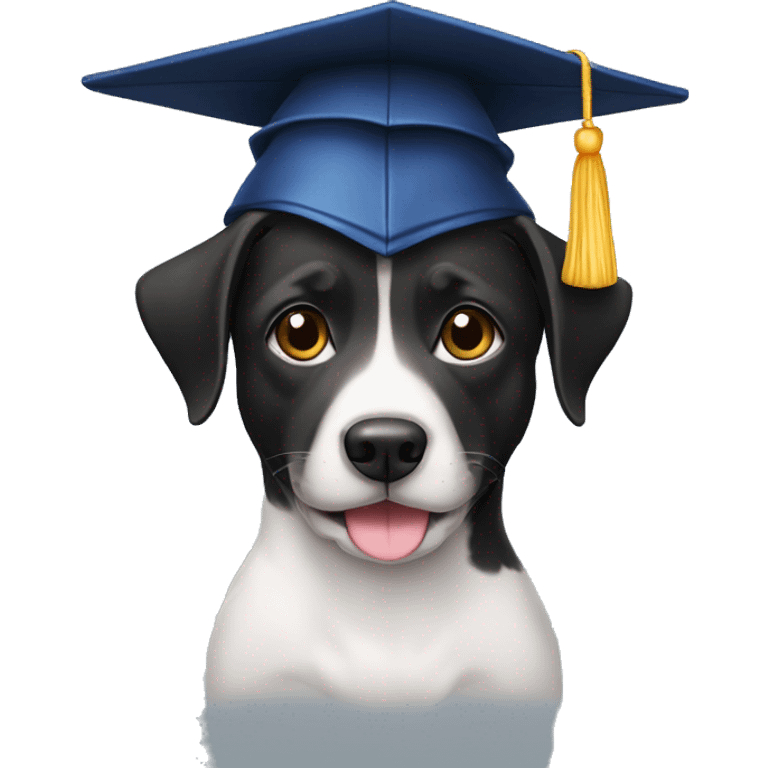 Cachorro graduação  emoji