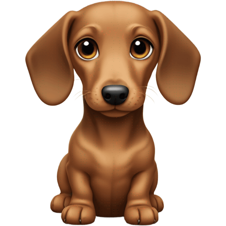 Dachshund puppy emoji