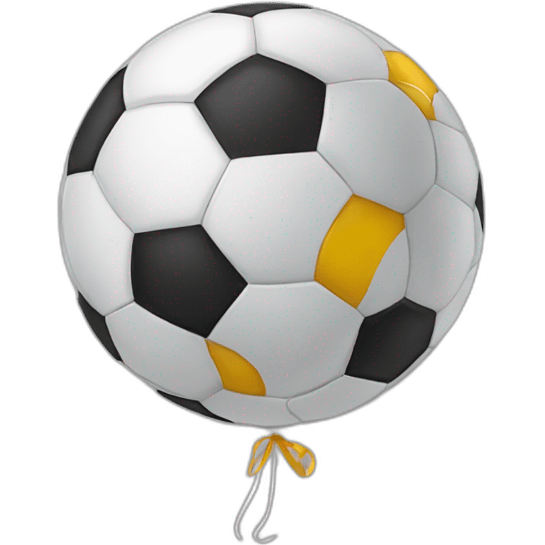 Ballon de foot qui pleure emoji