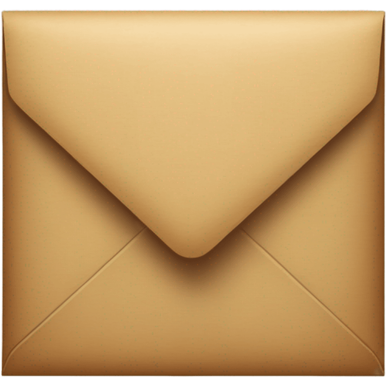 brown email envelope emoji