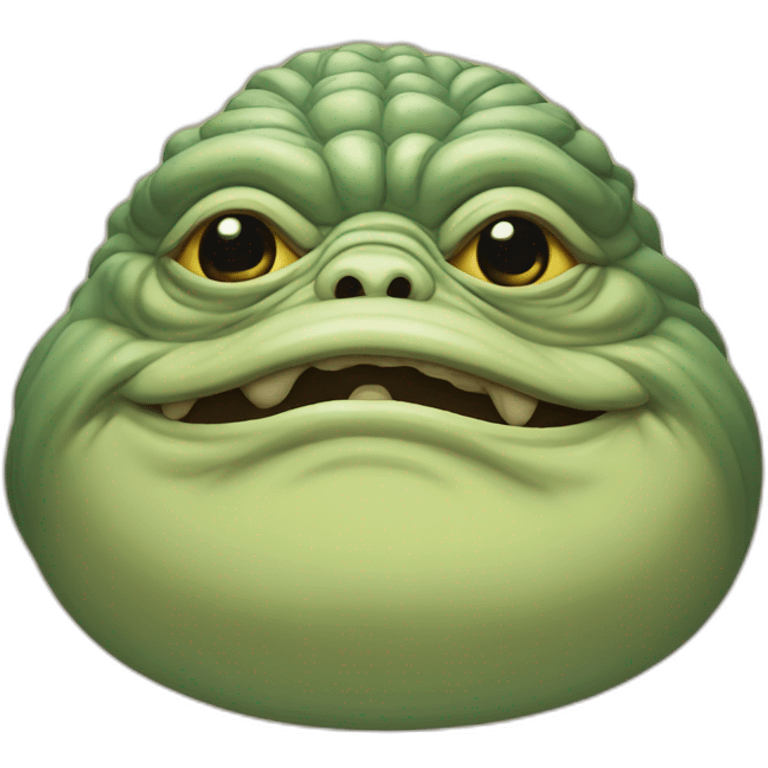 Jabba the Hutt head emoji