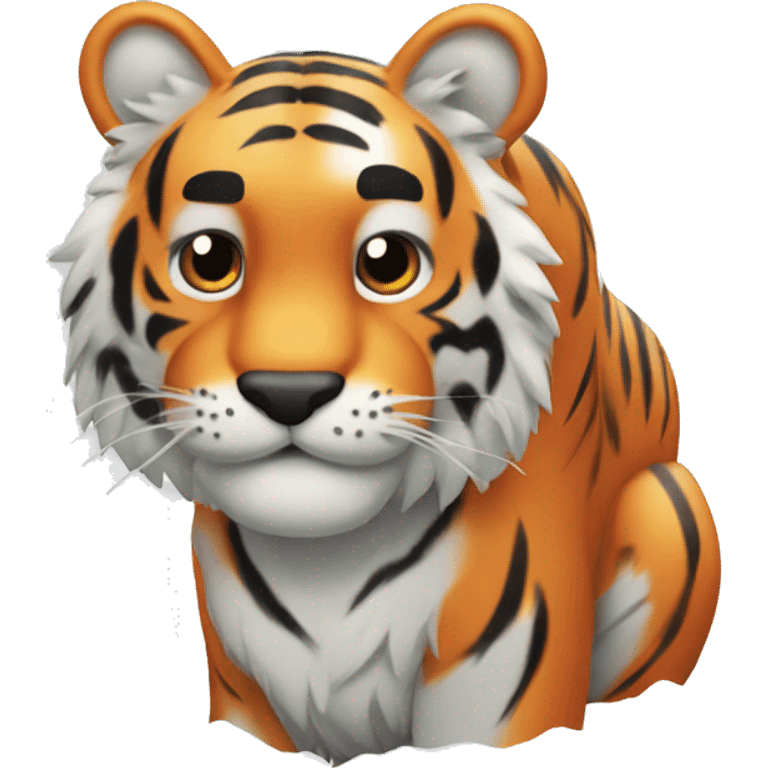 Tiger carotte snow emoji