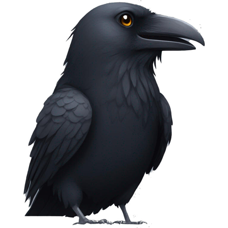 Crow emoji