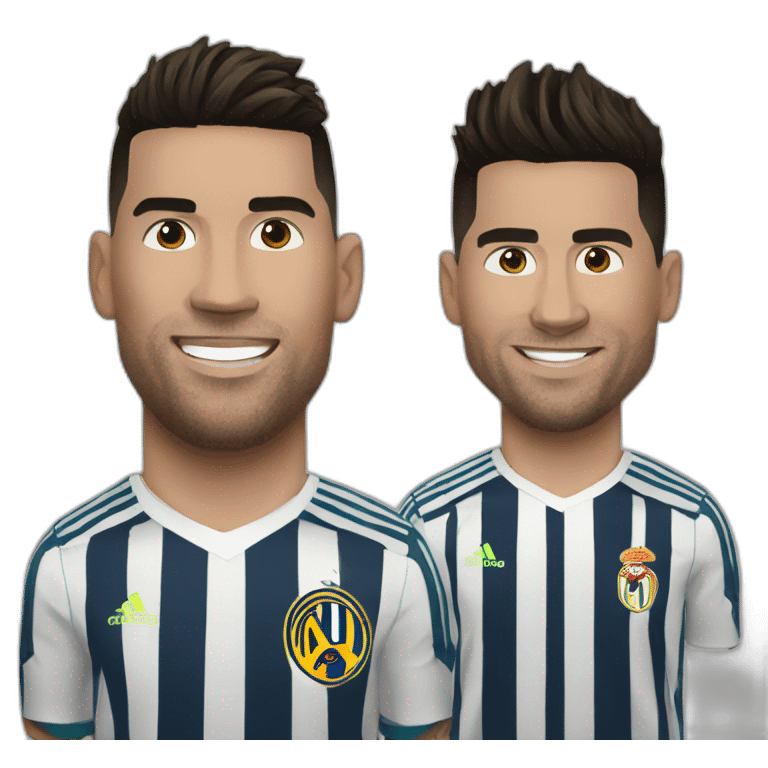 Ronaldo sur messi emoji