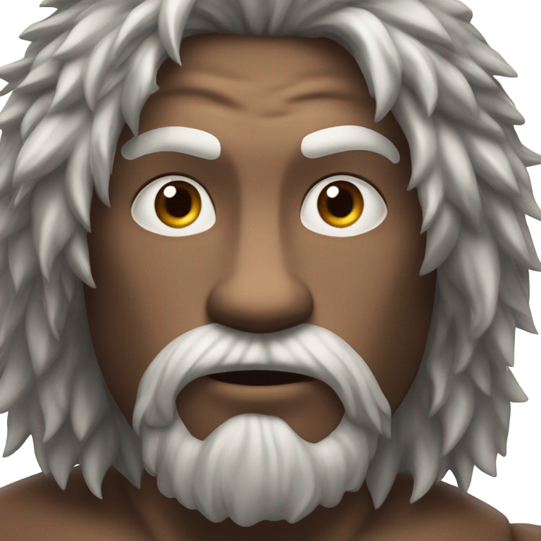 hairy bear man  emoji