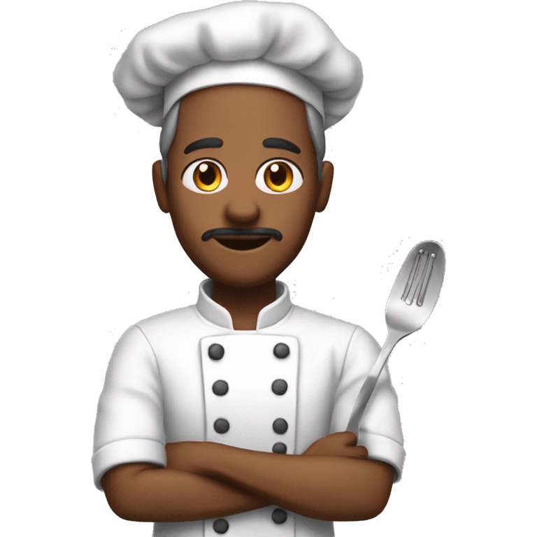 The cook has the spoon emoji